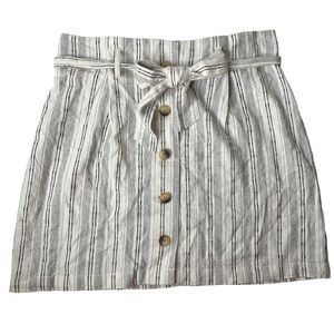 Topshop Striped Skirt. Size 10